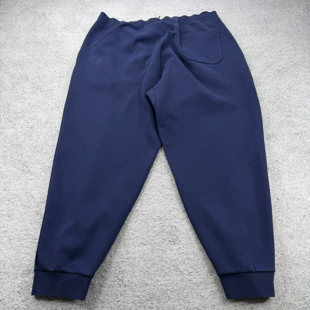 Polo Ralph Lauren Sweatpants Mens 4XB Big Navy Blue Double Knit Logo Jogger Pant